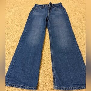 LOFT Dark Blue Flare Jeans